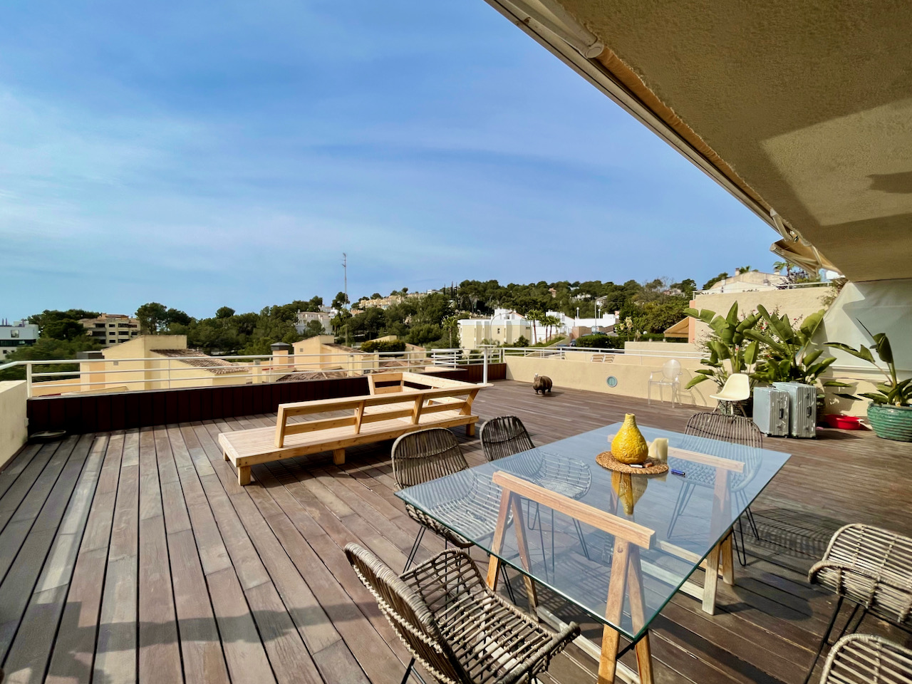 Wohnung mit Meerblick und Terrasse in Cas Catala, Mallorca.