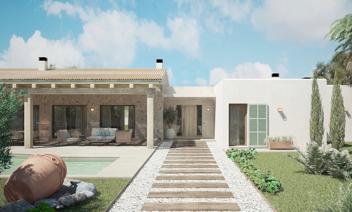 New Project in Sa Planera in Ibizan Style