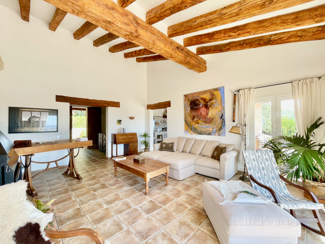 Fantastische zeitgenössische rustikale Villa mit spektakulärer Aussicht in Puntiró, Mallorca