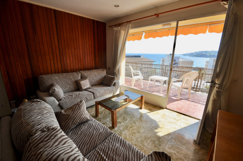 Gezellig appartement met een spectaculair uitzicht op zee in Cala Mayor, Palma
