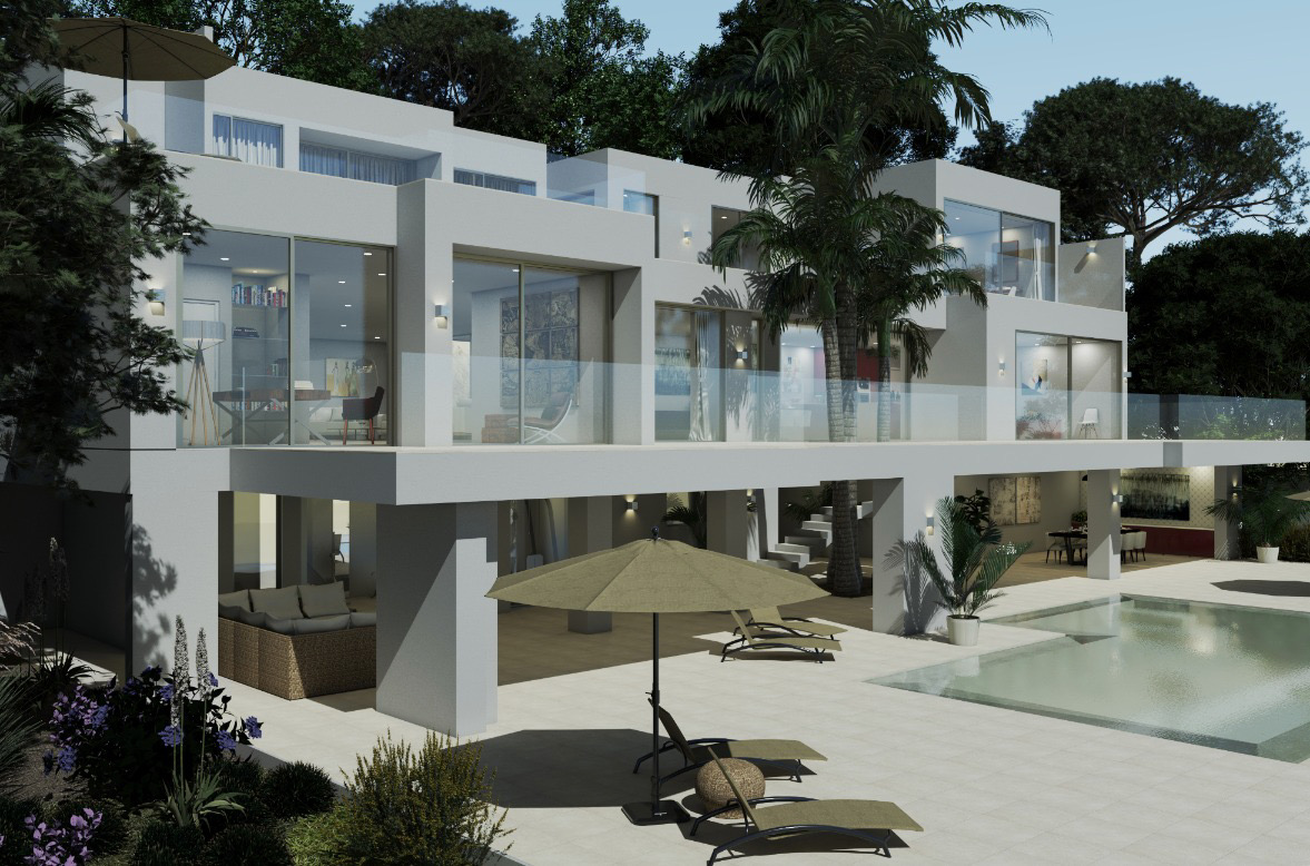 Indrukwekkende villa in eerste zeelijn in Cala Vinyas, Calvia.
